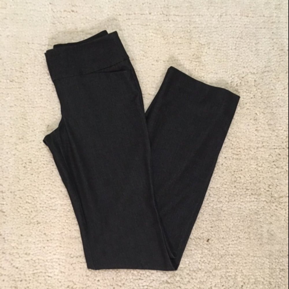 Black Denim Colored Express Editor Pants